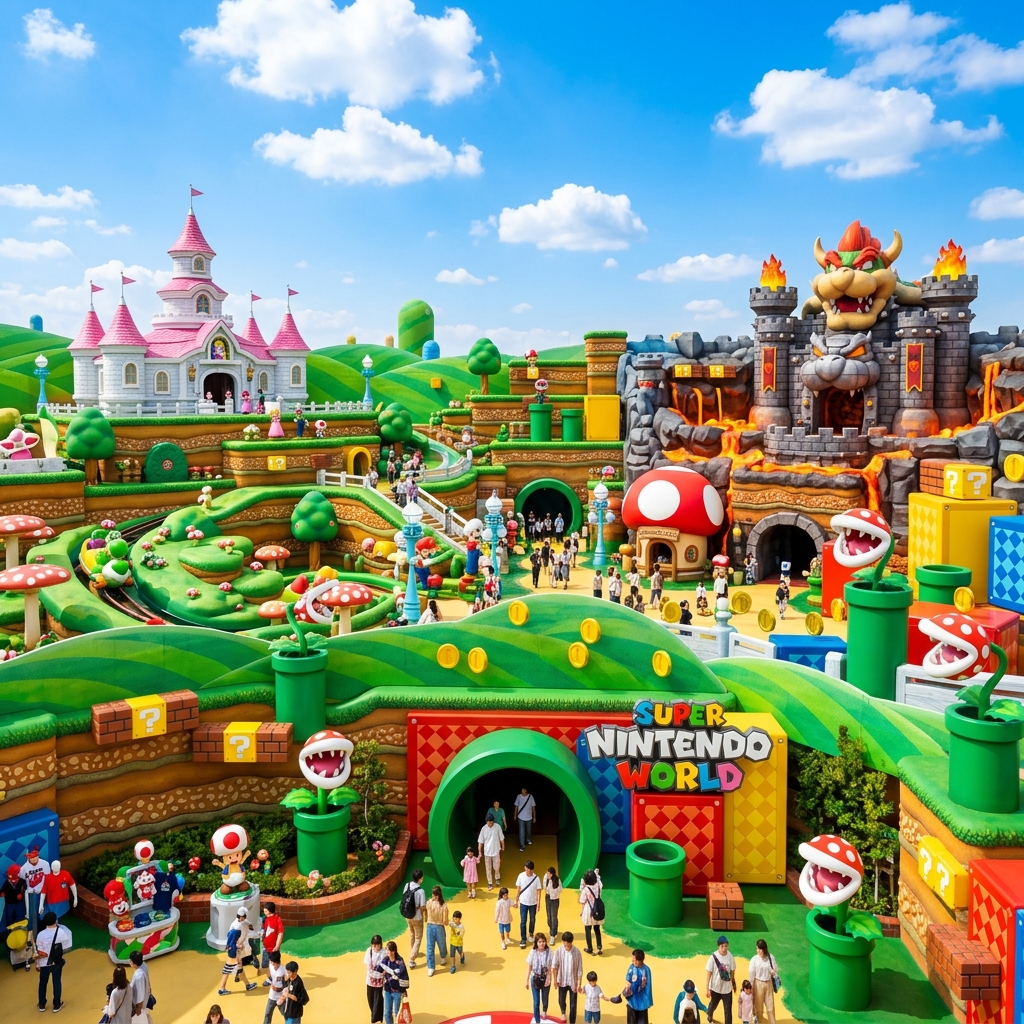 Super Nintendo World: Comparing Osaka, Hollywood, and Orlando